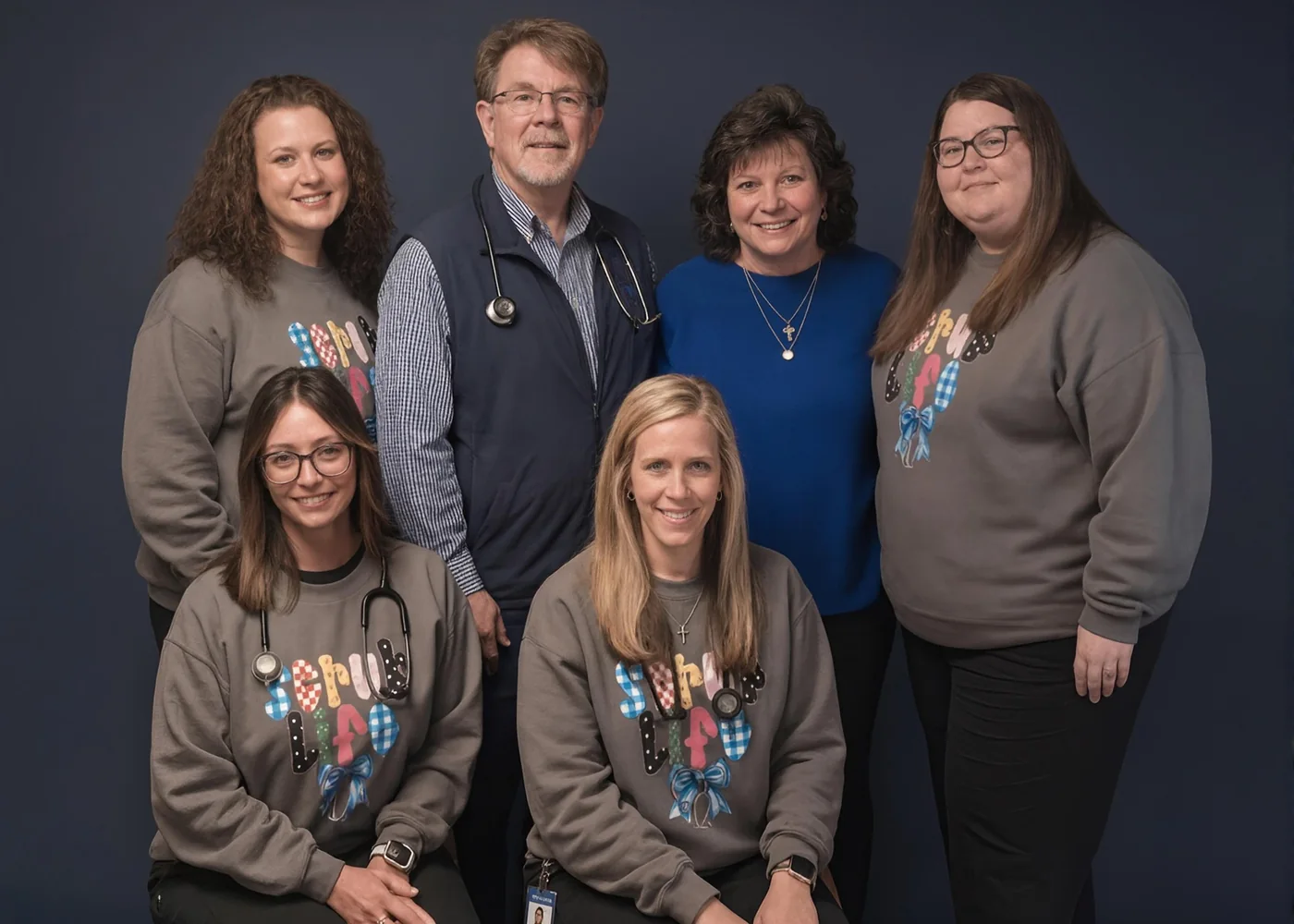The staff of Crider's Family Medical Clinic in Arab, Alabama